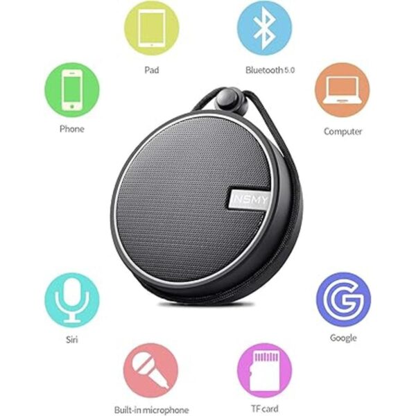 Altavoz portátil INSMY IPX7 resistente al agua con_6