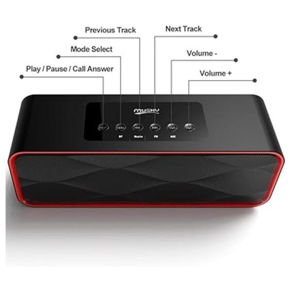 Altavoz estéreo Bluetooth inalámbrico portátil con potente_3