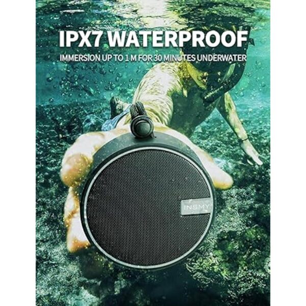 Altavoz portátil INSMY IPX7 resistente al agua con_2