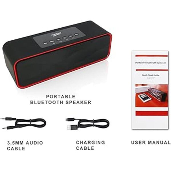 Altavoz estéreo Bluetooth portátil con 2 controladores_6