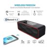 Altavoz estéreo Bluetooth inalámbrico portátil con potente_5