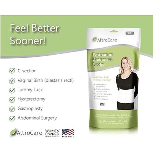 AltroCare faja abdominal posparto de 3 paneles de 9_3