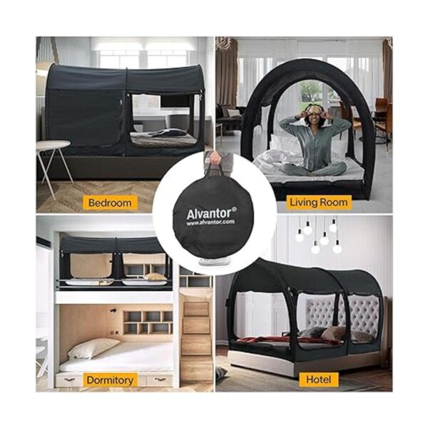Alvantor Toldo para cama tiendas de campaña 2 en 1_5