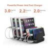 Alxum Estación de carga USB de 60 W y 10 puertos estación_4