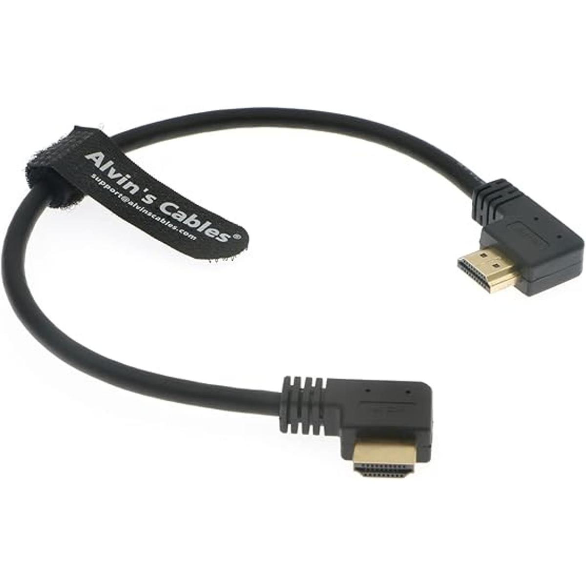 Alvin Cables Z Cam E2 L Forma Cable HDMI ángulo recto a