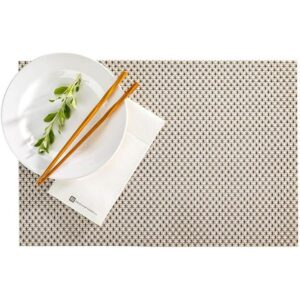 Amalfi Basketweave Mantel individual tejido de vinilo de_1