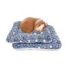 Amakunft Paquete de 2 almohadas cuadradas de conejillo de_1