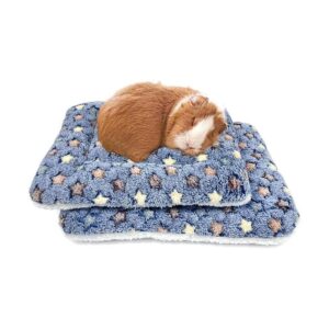 Amakunft Paquete de 2 almohadas cuadradas de conejillo de_1