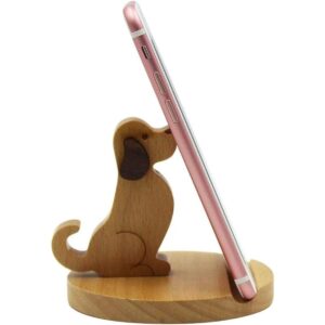 Amamcy Bonito soporte de madera para teléfono celular_1