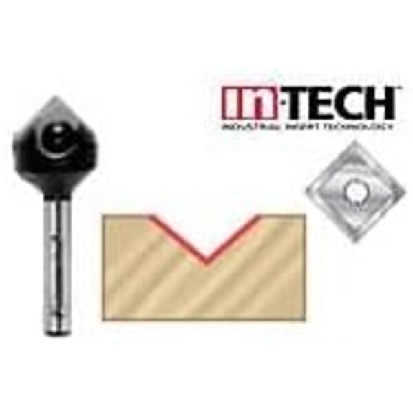 Amana Tool Ranura en V de carburo de inserción InTech_3