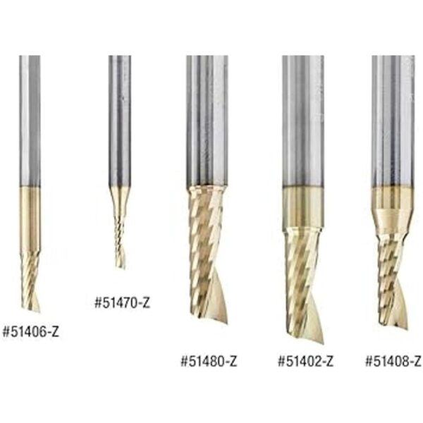 Amana Tool 51454Z SC Spiral O Single Flute ZrN Coated_3