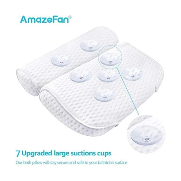 AmazeFan Almohada de baño almohada de spa para bañera con_4