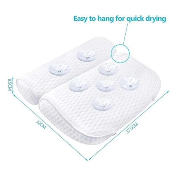 AmazeFan Almohada de baño almohada de spa para bañera con_5