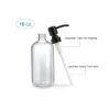AmazerBath Dispensador de jabón de vidrio transparente_4