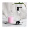 AmazerBath Dispensador de jabón de vidrio transparente_2