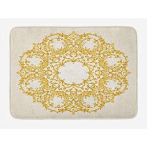 Ambesonne Alfombrilla de baño victoriana con diseño de_1