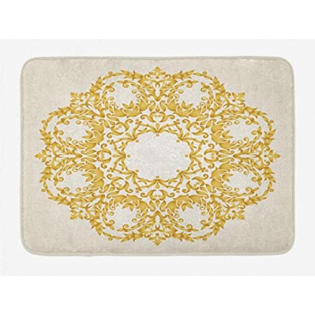 Ambesonne Alfombrilla de baño victoriana con diseño de