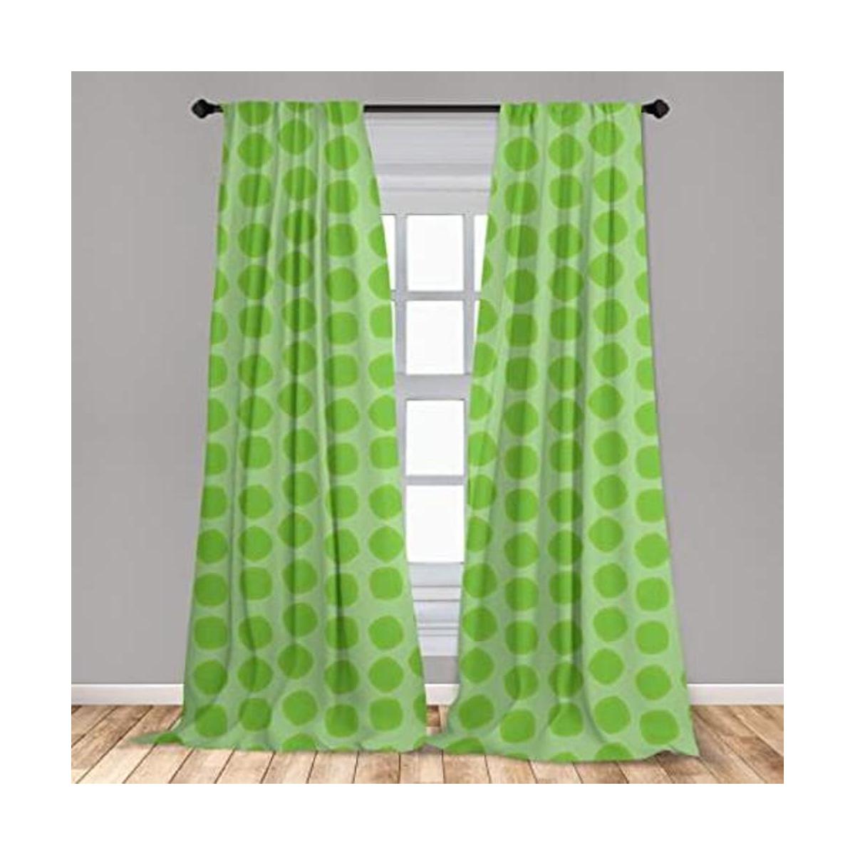 Ambesonne Cortinas de paneles multicolores