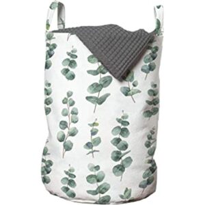 Ambesonne Bolsa de lavandería de eucalipto pintura_1