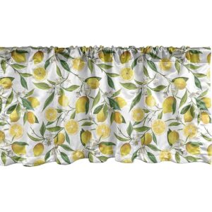Ambesonne Cenefa para ventanas ramas exóticas de árbol de_1