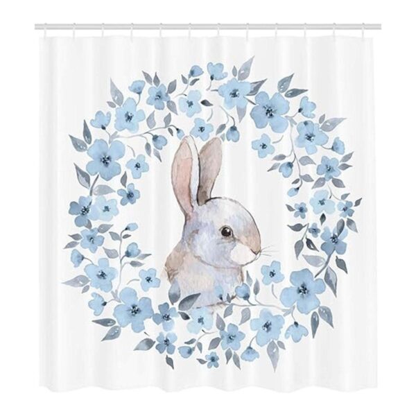 Ambesonne Home sets de cortinas de baño con ganchos_2