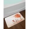 Ambesonne Tapete de baño para bicicleta árbol de otoño_2