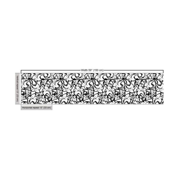 Ambesonne Material floral de The Yard hojas_3