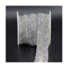 Jerler Borde de cinta de diamantes de imitación plateados_5