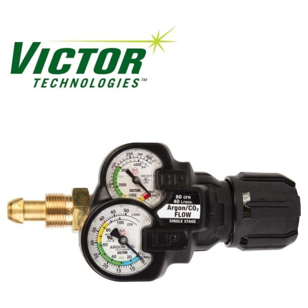 Regulador de argón de gas Inert de Victor EDGE 2.0 medidor_1