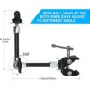 Brazo mágico de fricción articulada resistente ajustable_3