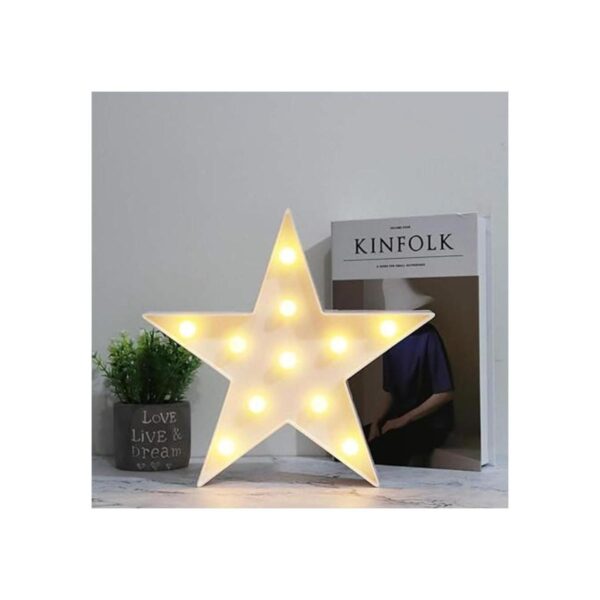 Luces nocturnas LED de marquesina con forma de estrella_2
