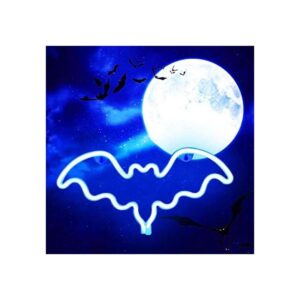 Letreros de neón de murciélago para Halloween luces de_1