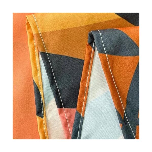 Mid Century Morden Cortina de ducha estilo bohemio_4