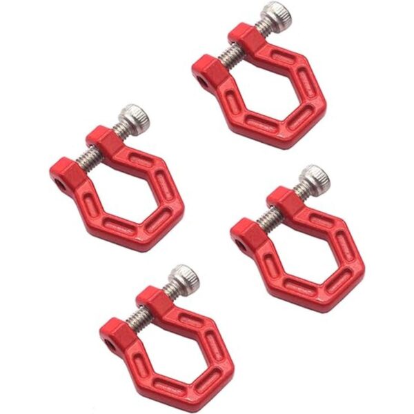Paquete de 4 hebillas para remolque de coche Vgoohobby RC_3