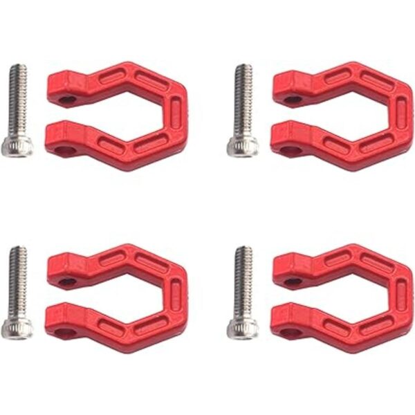 Paquete de 4 hebillas para remolque de coche Vgoohobby RC_5