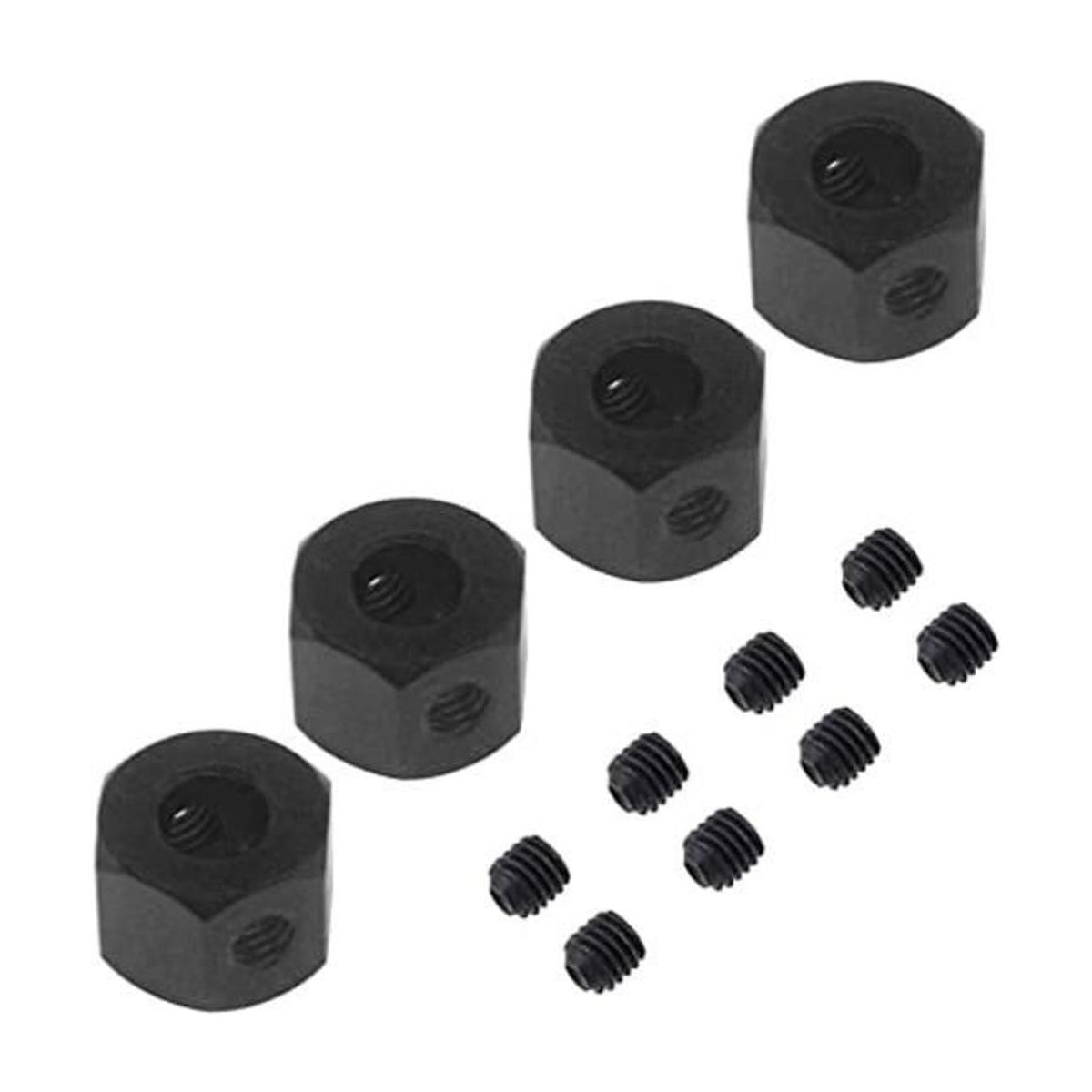 Mirthobby Juego de 4 adaptadores hexagonales de rueda de