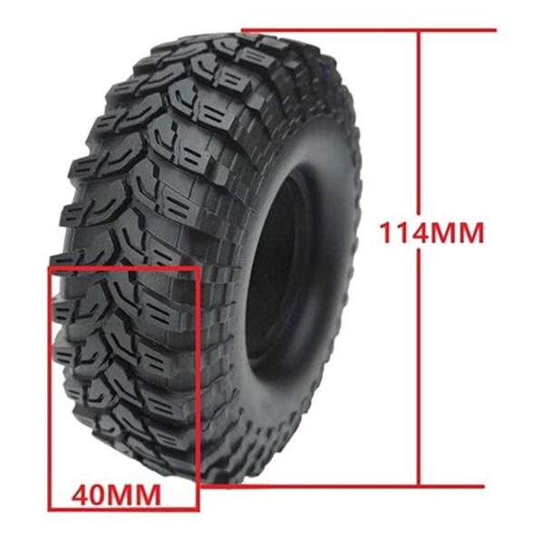 Paquete de 4 neumáticos Vgoohobby supergrandes de 4.48