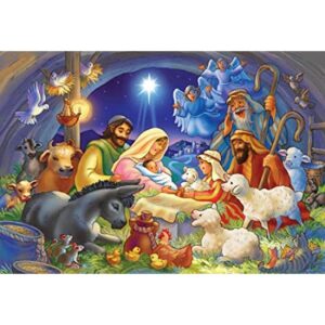 Baby in a Manger Rompecabezas infantil de 100 piezas_1