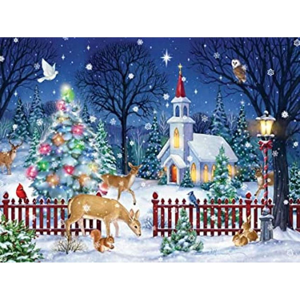 Rompecabezas de Navidad Noche de Paz de 550 piezas