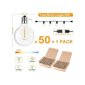 Serie de luces LED G40 de 50 pies 15.24 metros series_6