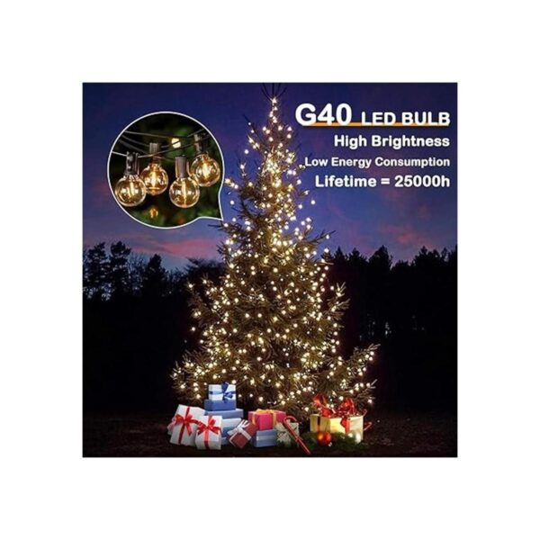 Serie de luces LED G40 de 50 pies 15.24 metros series_5