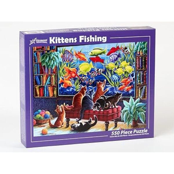 Kittens Fishing Jigsaw Puzzle 550 piezas_2
