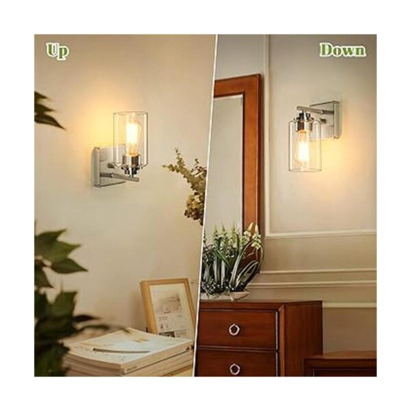 Juego de 2 apliques de pared para baño lámparas de