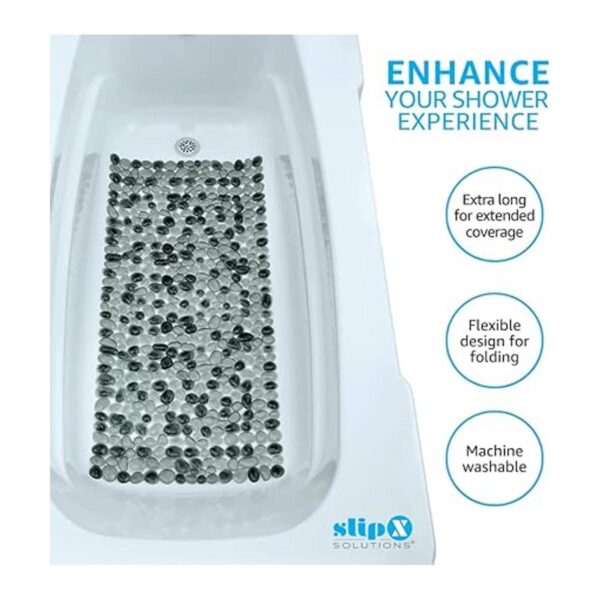 SlipX Solutions Alfombrilla de baño y ducha extra larga