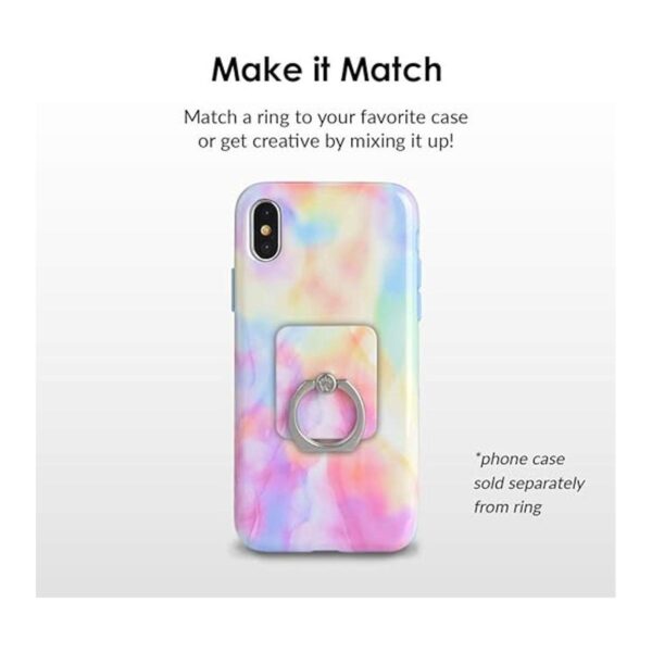 Soporte de anillo para teléfono celular de terciopelo_2
