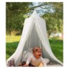 Toldo de cama para niños con malla colgante con pompones