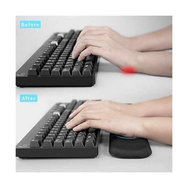 VAYDEER Reposamuñecas con teclado acolchado de espuma_2