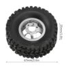 Neumáticos de goma RC neumáticos de goma 4WD de aleación_3