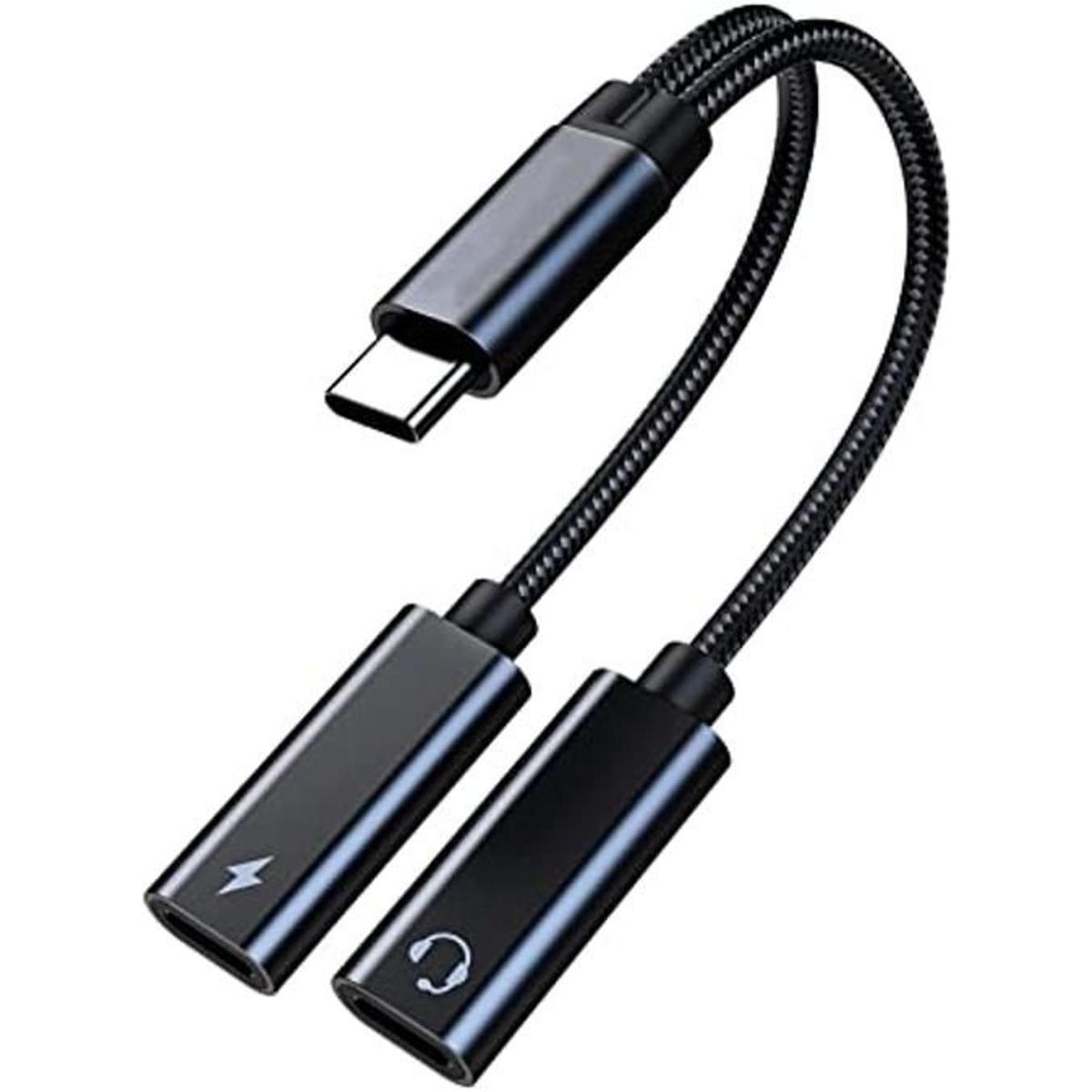 Cable auxiliar de audio USB C a 0.138 in Vcddom Premium