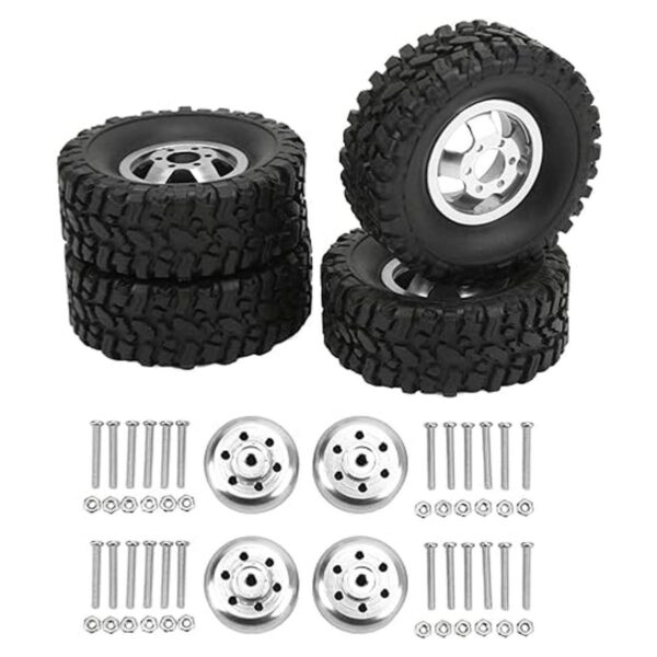 Neumáticos de goma RC neumáticos de goma 4WD de aleación_2